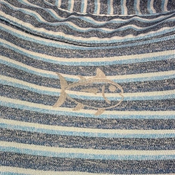 Southern Tide Other - Southern Tide Men's Performance Striped Polo Golf Size L Blue Preppy Summer